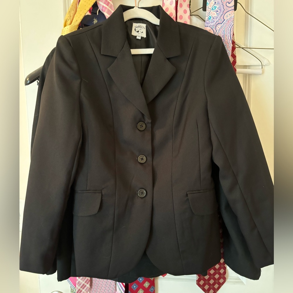 On Course children’s hunt show coat black